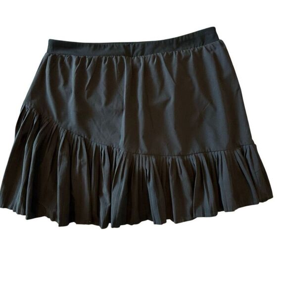 Spanx Get Moving Yes Pleats Pull-on Athletic Tennis Skorts Black XL - Picture 2 of 6